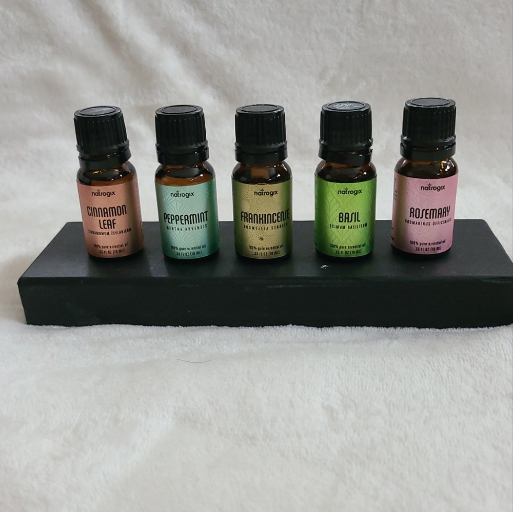 Natrogix Bliss 5 Pure Therapeutic Grade Essential Oil lot .33fl oz (10mL) each